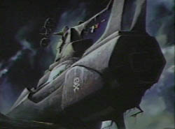 The rusted remnants of Harlock's first ship.